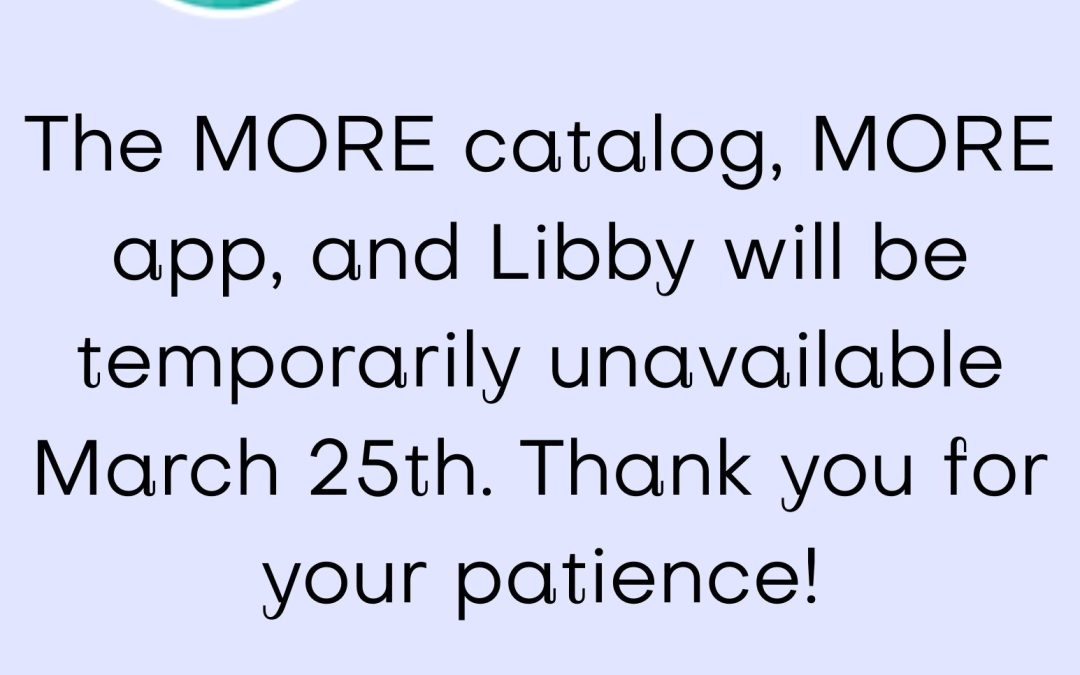MORE Temporarily Unavailable